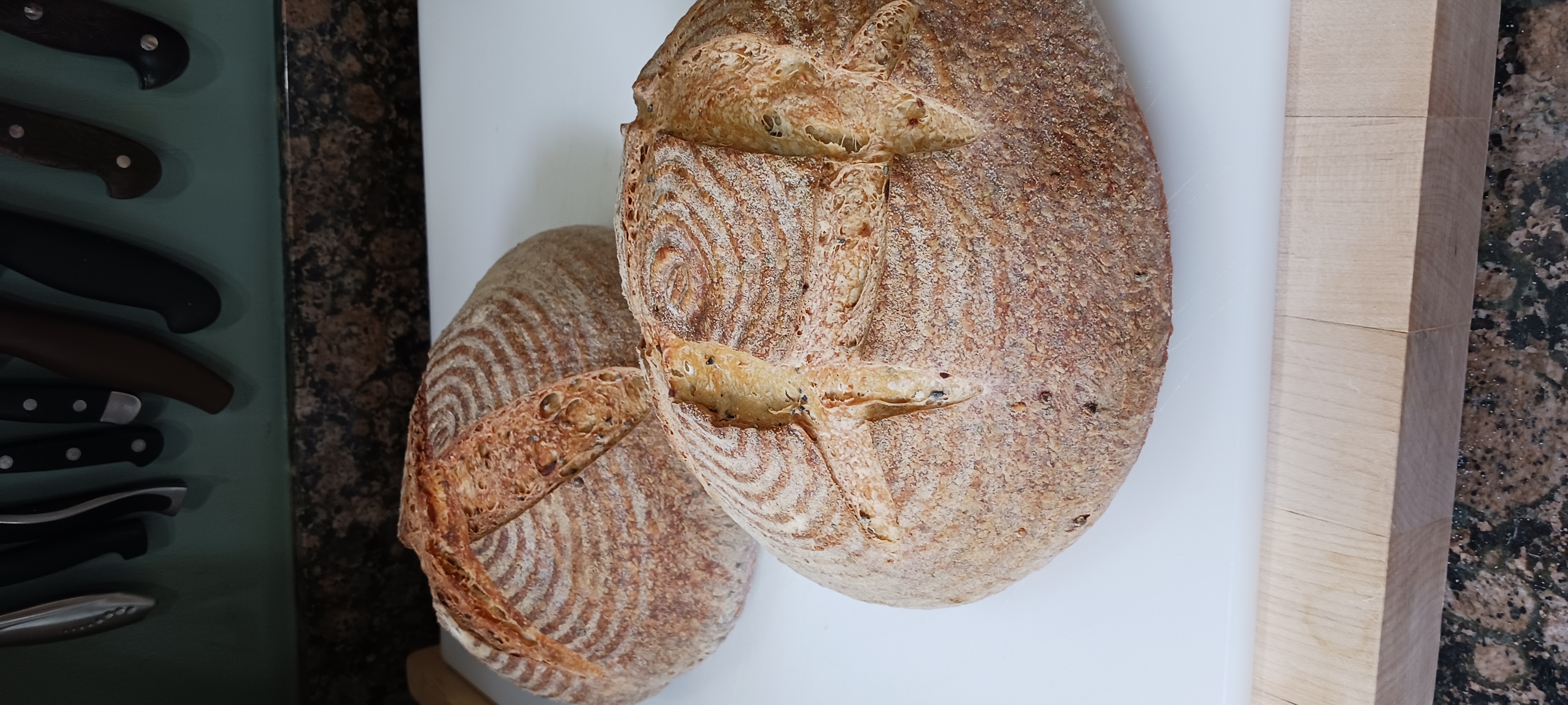Folsom Boules — Twin Sourdough Loaves